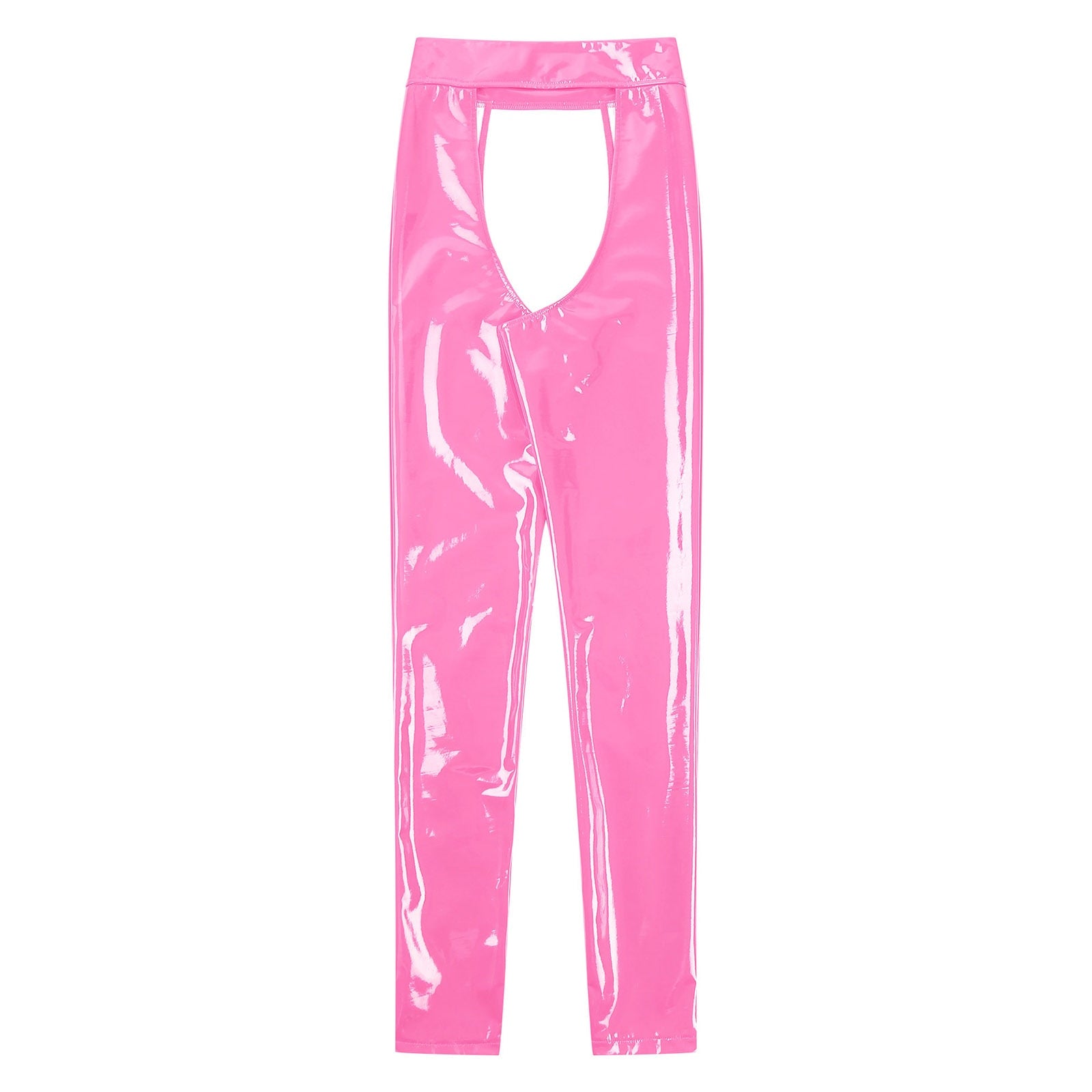 Women's Cutout Leather Pants - skyjackerz