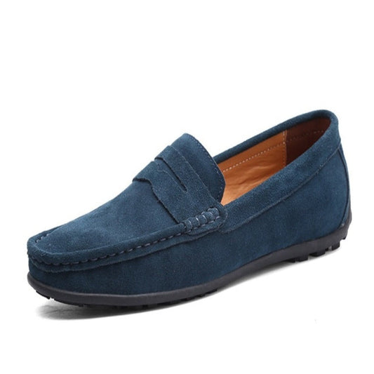 Moss Green / 6.5 Men's Leather Lightweight Driving Shoes - skyjackerz