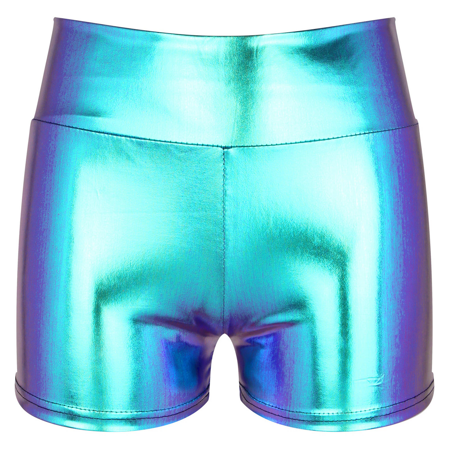 Women High Waisted Shiny Rave Bottoms - skyjackerz