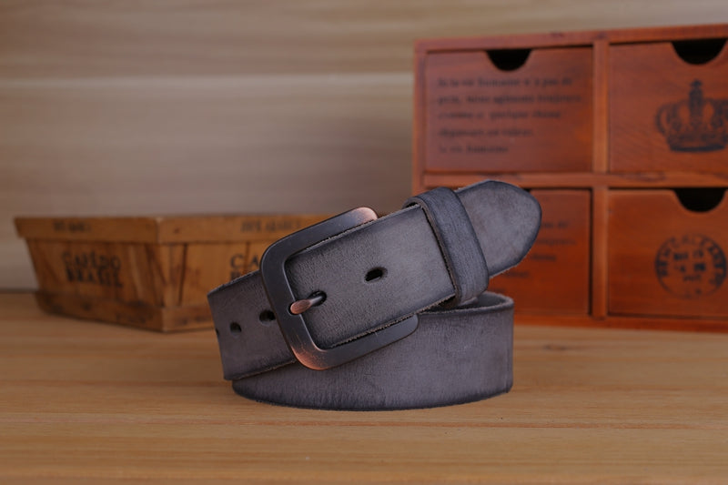 Men's Full Grain Genuine Leather Belt - skyjackerz