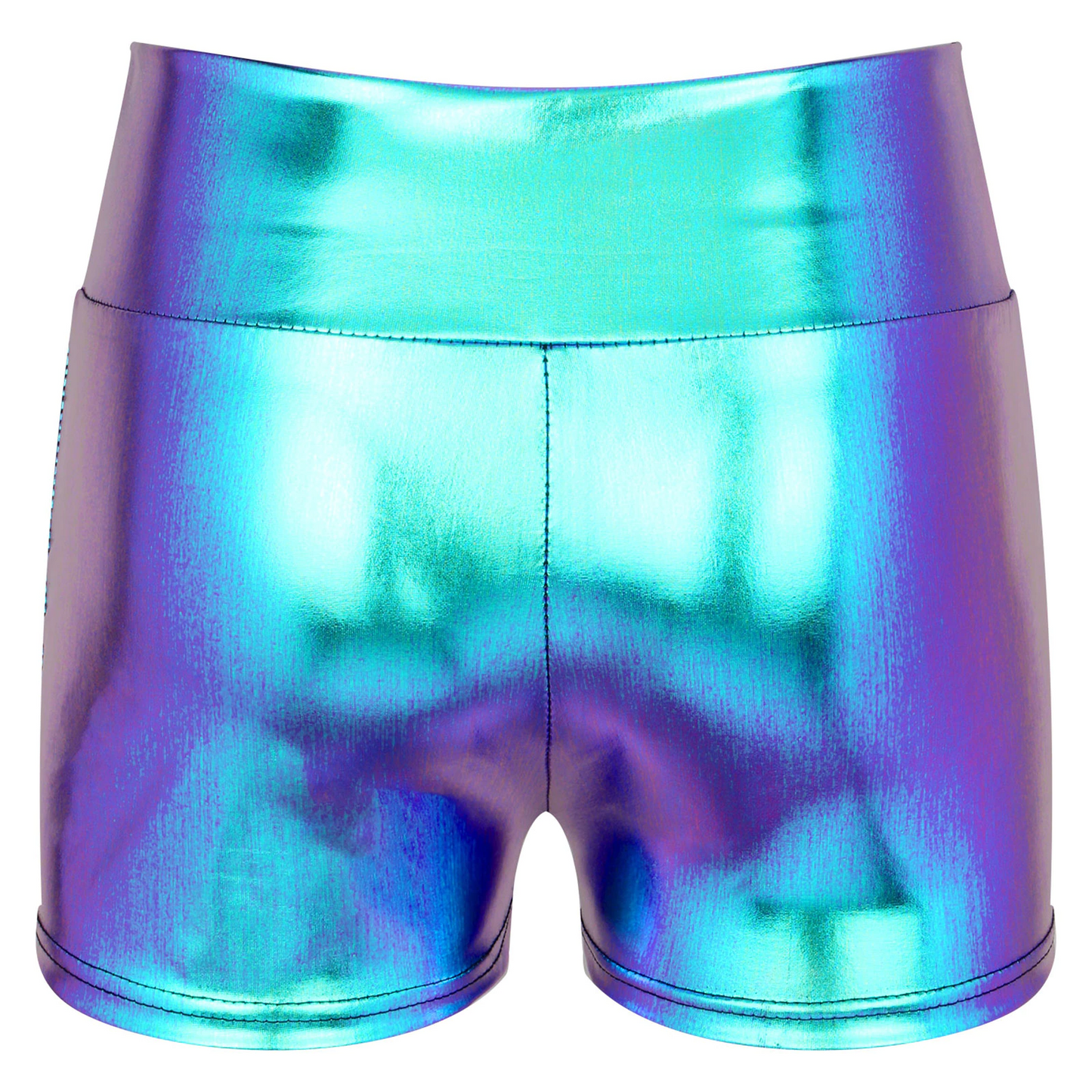 Women High Waisted Shiny Rave Bottoms - skyjackerz