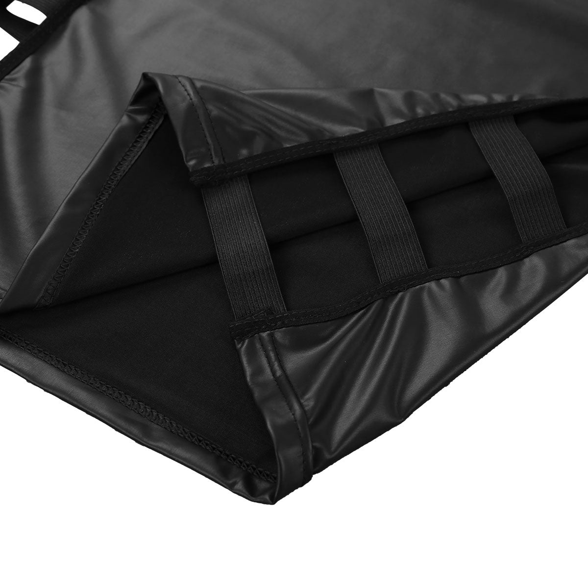 Men's Leather Sexy Cut Out Top - skyjackerz