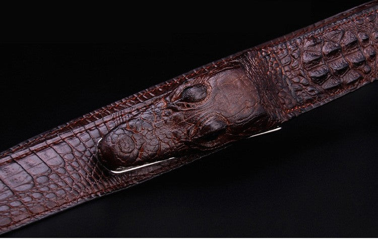 Men's Stylish Crocodile Leather Belt - skyjackerz
