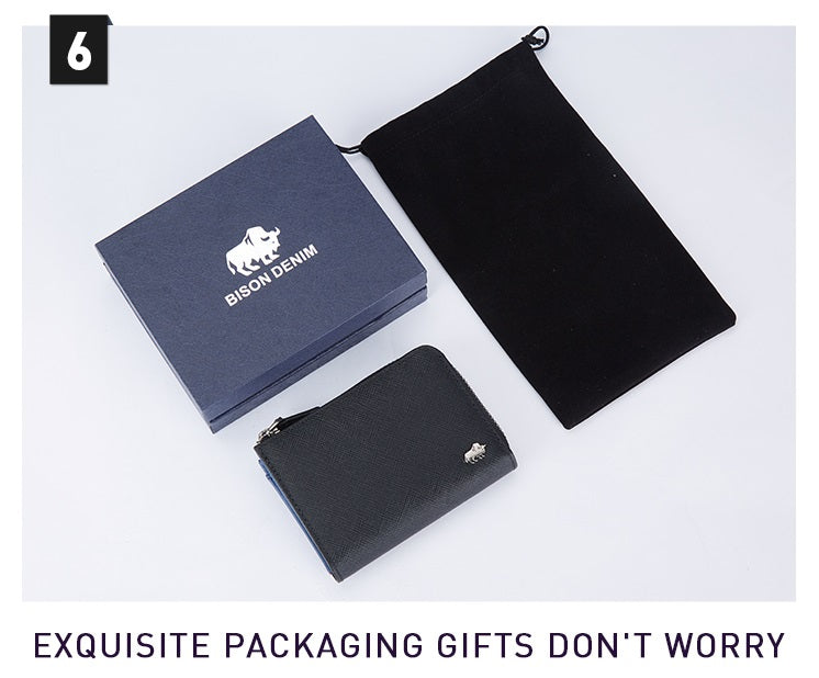 Men's Chain Zipper RFID Blocking Wallet - skyjackerz