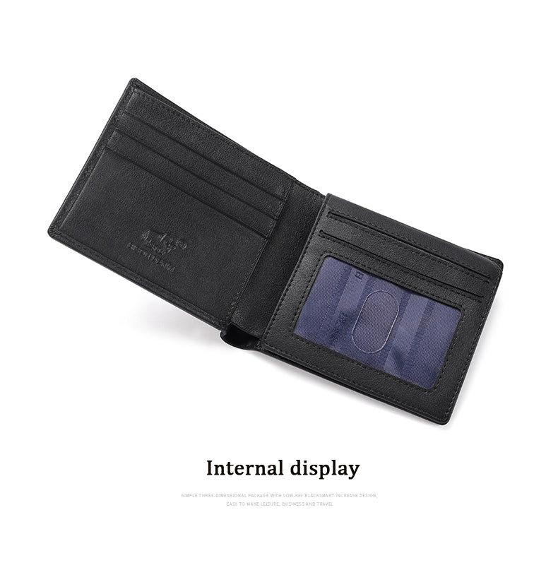 Men's Business Classic Bifold Wallet - skyjackerz