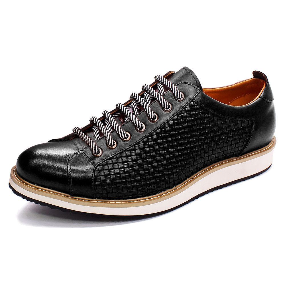 Men's Premium Leather Business Sneakers - skyjackerz