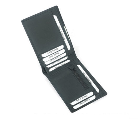 Men's Business RFID Blocking Leather Wallet - skyjackerz