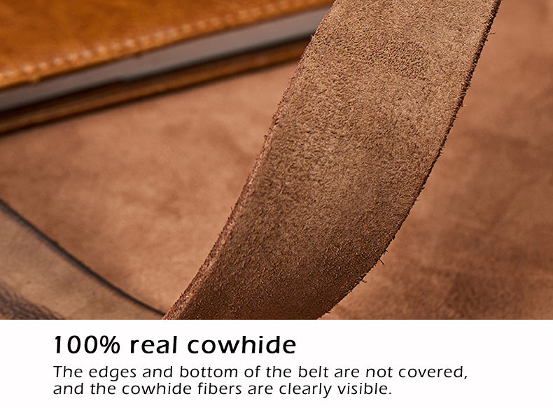 Men's Handmade Casual Cowhide Belt - skyjackerz