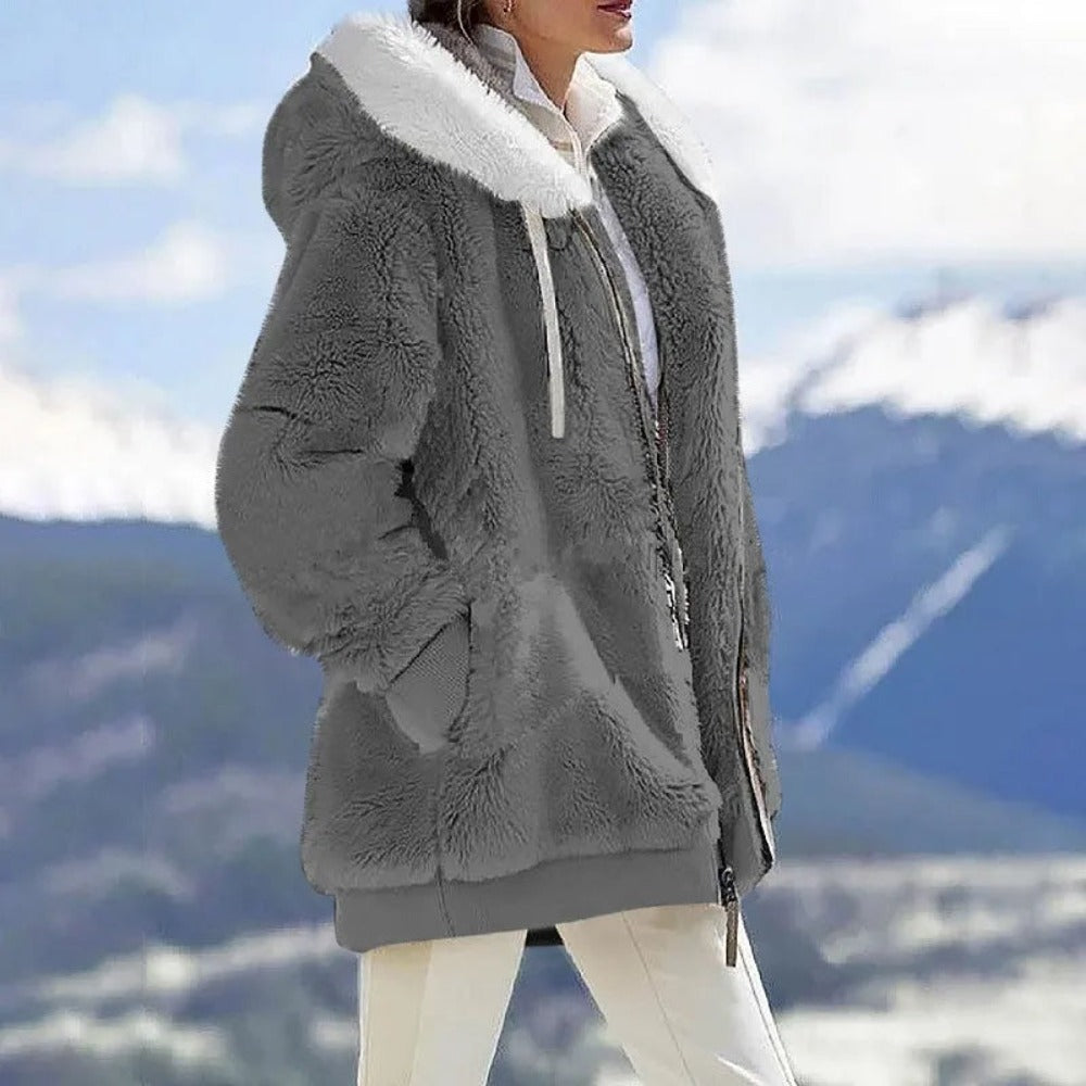 Dark Grey / S Winter Fashion Cashmere Fleece Jacket - skyjackerz