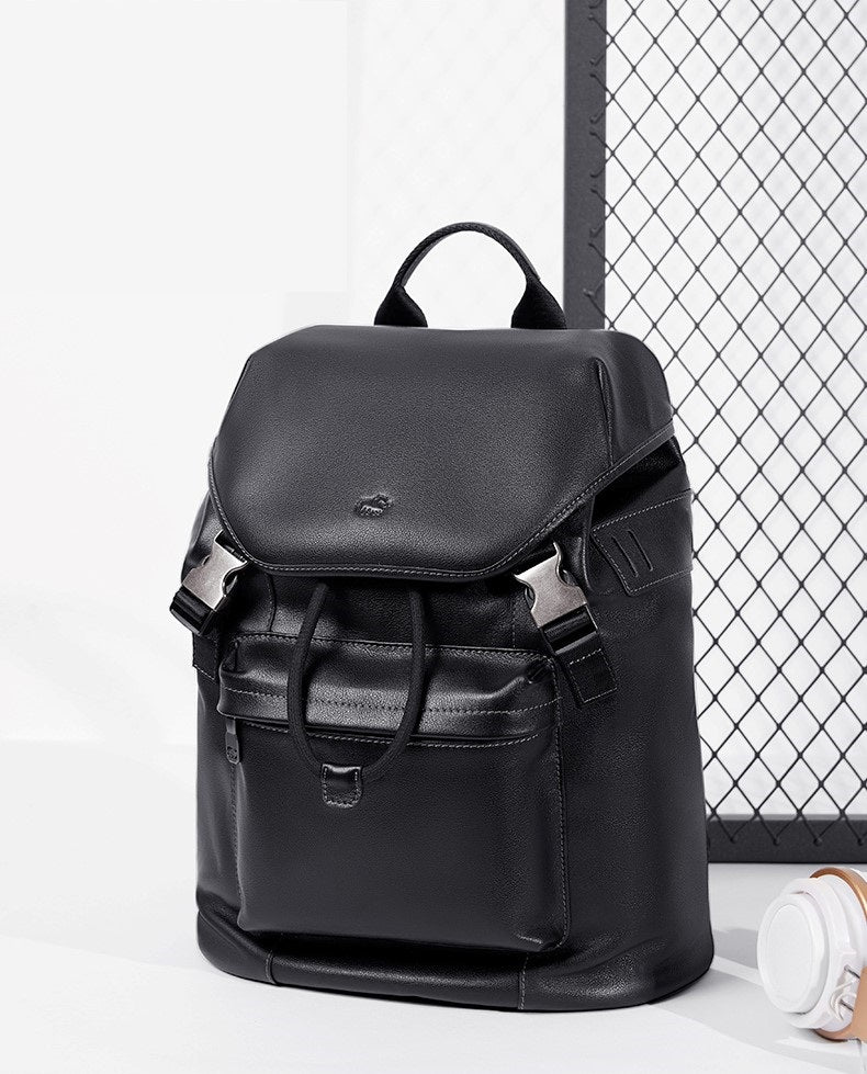 Men's Leather Large Water-Resistant Bag - skyjackerz