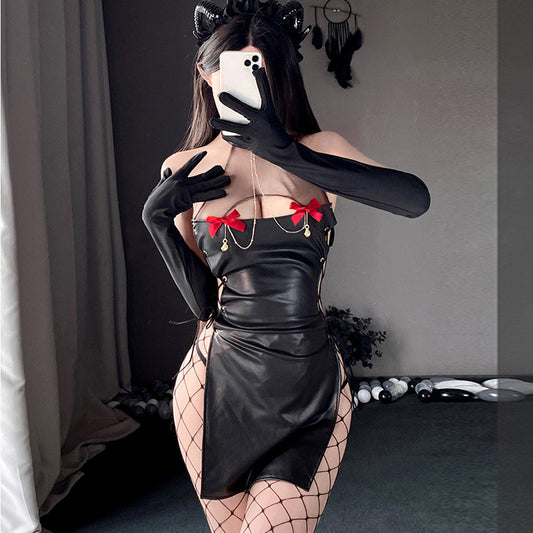 Demon Vampire Cheongsam Dress - skyjackerz