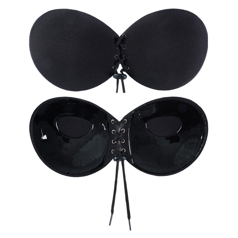 Round Beige / A Push Up Strapless Bra - skyjackerz