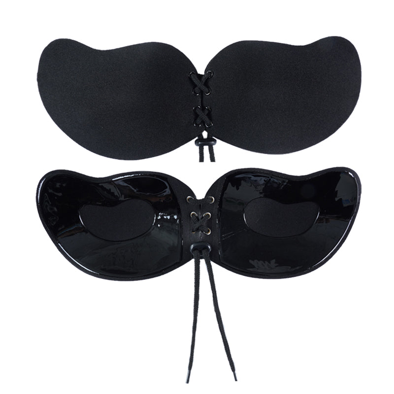 Mango Black / A Push Up Strapless Bra - skyjackerz
