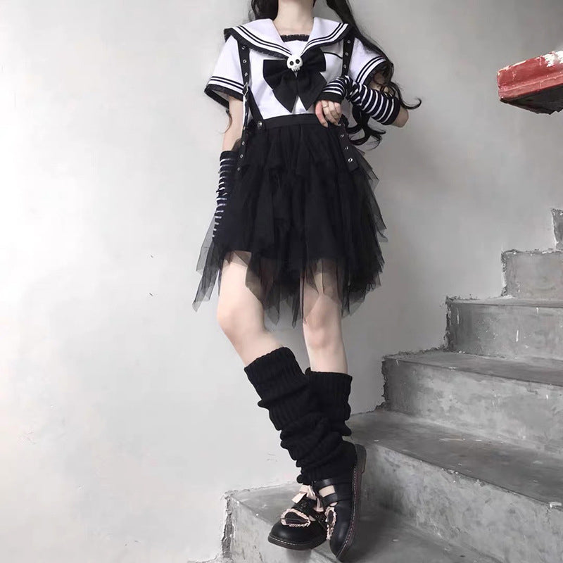 Black-50cm Women's Cozy Knit Boot Stockings - skyjackerz