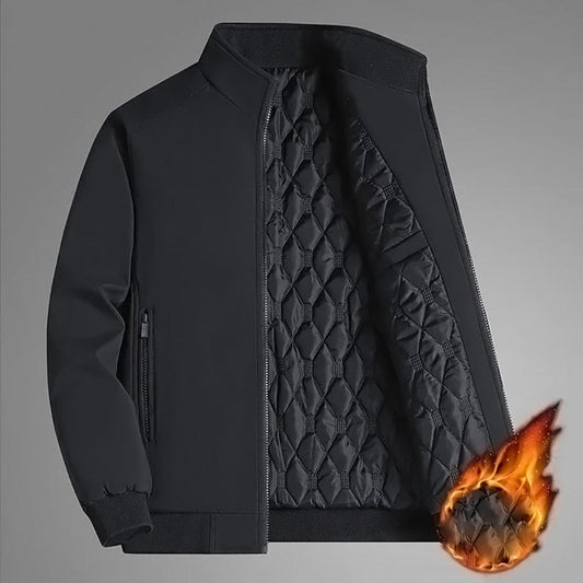 Black / M Men's Classic Winter Bomber Jacket - skyjackerz