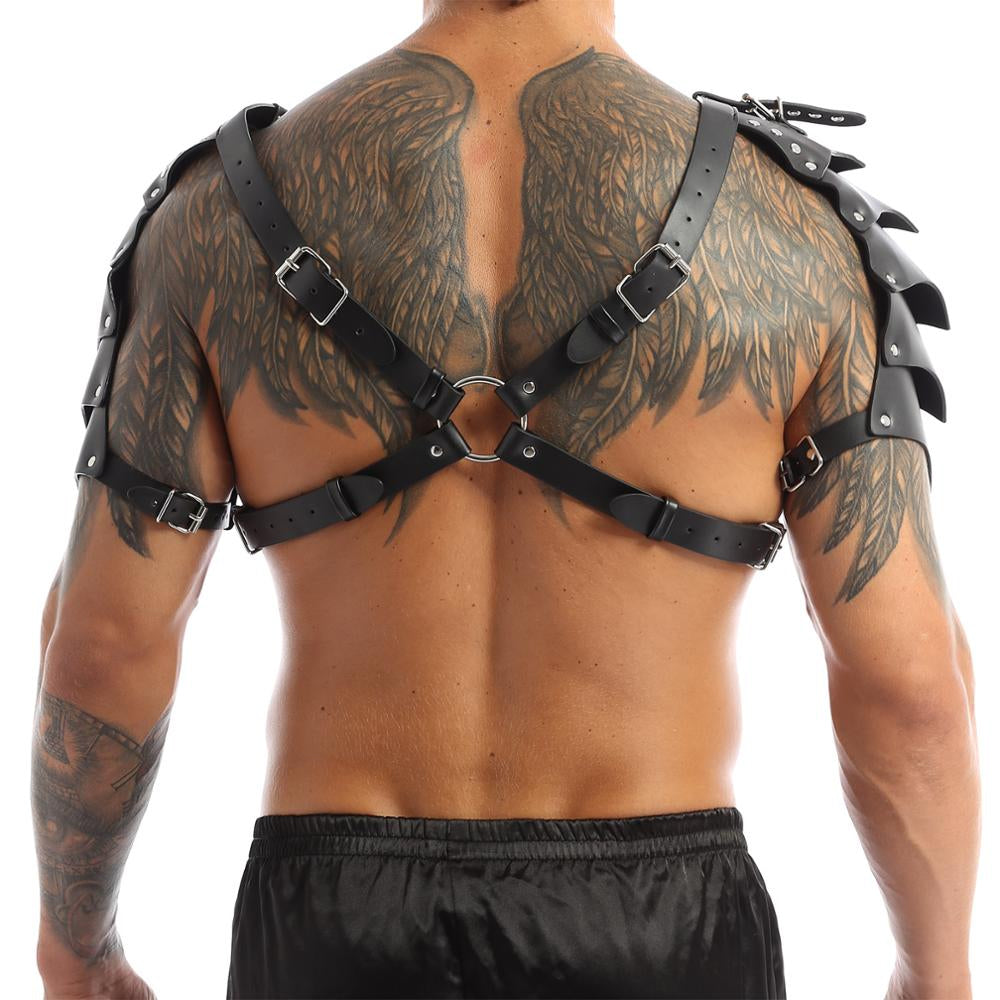 Men's Double Shoulder Armors Harness - skyjackerz