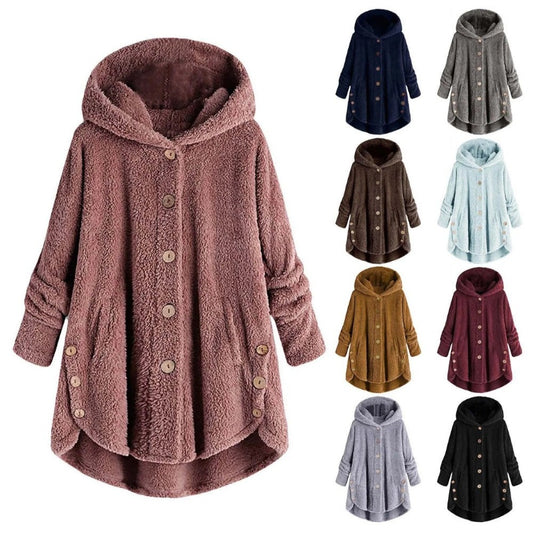 Women's Teddy Bear Cozy Coat - skyjackerz