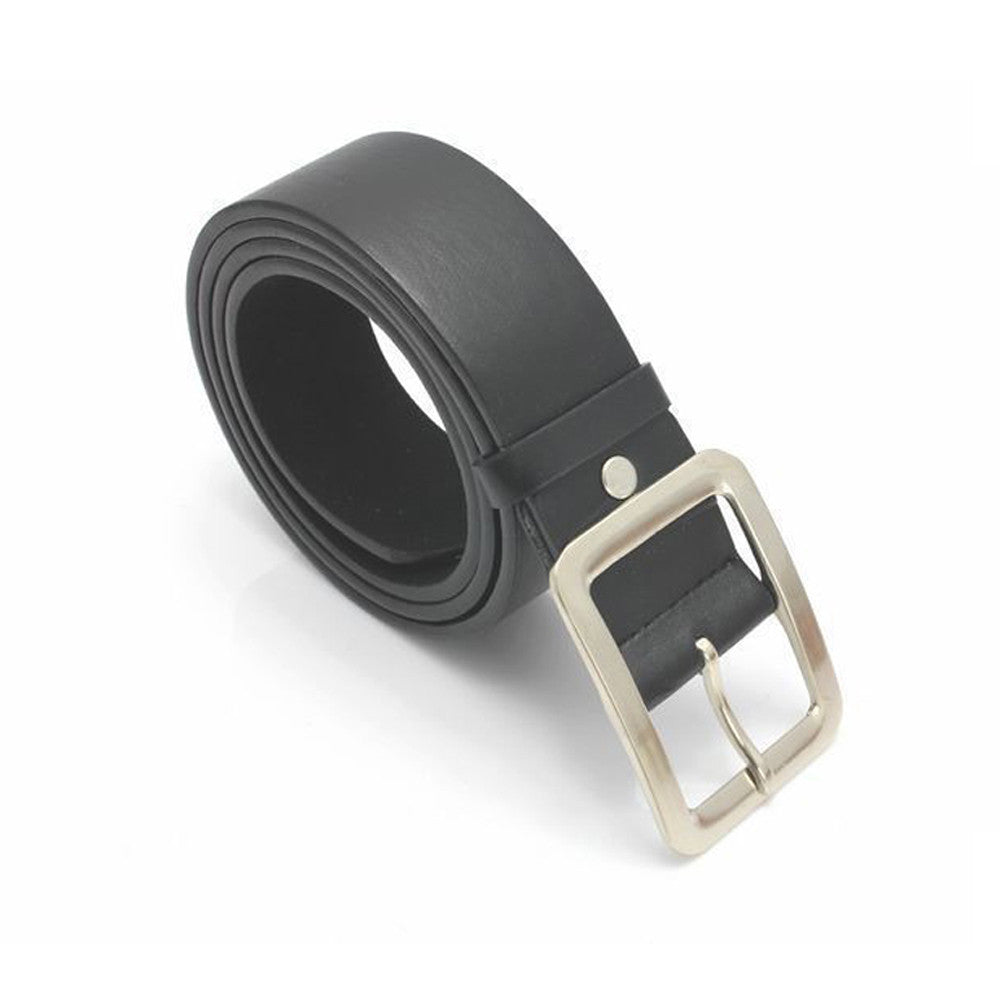 Black Men's Trendy Faux Leather Waist Strap Belt - skyjackerz