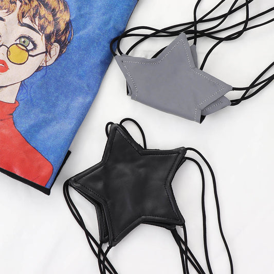 Women Leather Star Shape Bra - skyjackerz