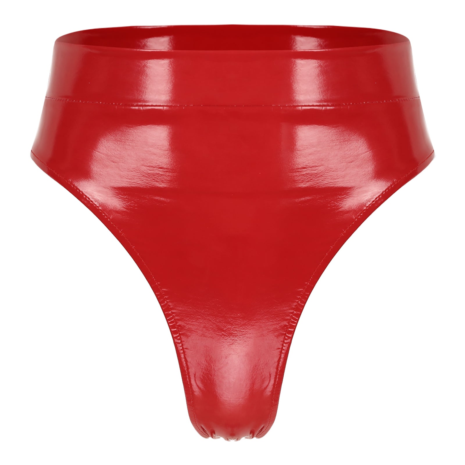 Women's Leather High Cut Party Outfit - skyjackerz