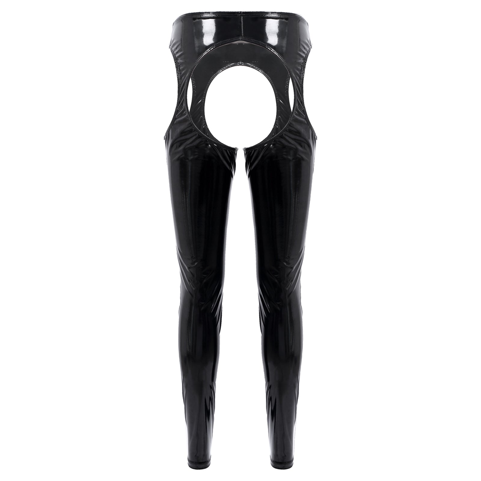 Black-A / S Women's Cutout Leather Pants - skyjackerz