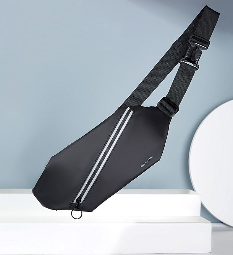 Men's Leather Multifunctional Chest Bag - skyjackerz