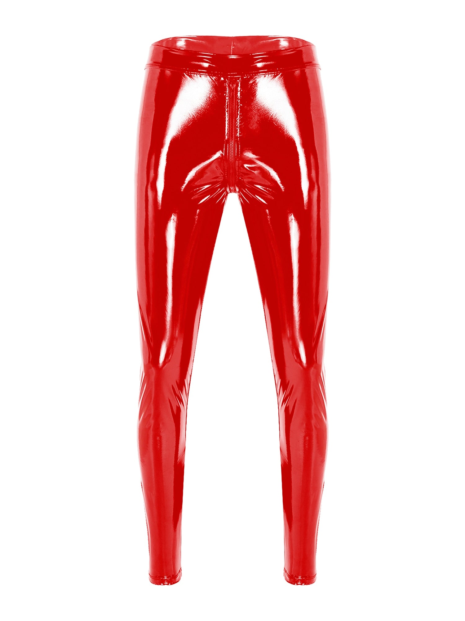 Men's Leather Zipper Pants - skyjackerz