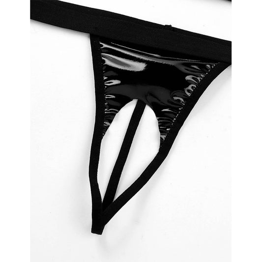 Women's Glossy Lingerie Set - skyjackerz