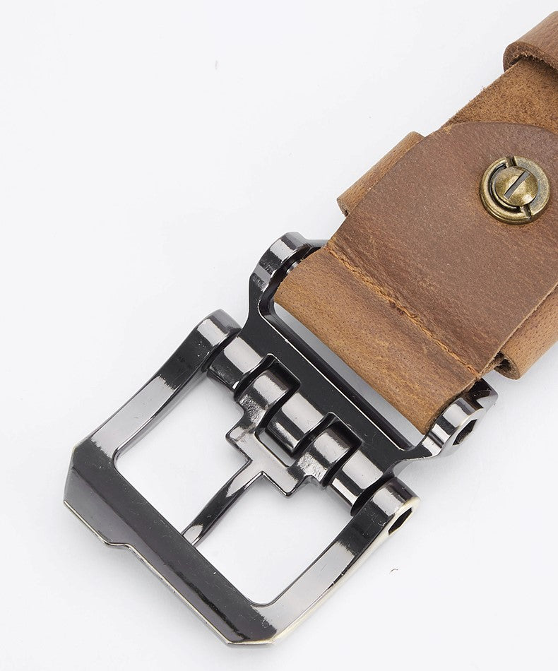 Men's Luxury Strap Pin Buckle Leather Belt - skyjackerz