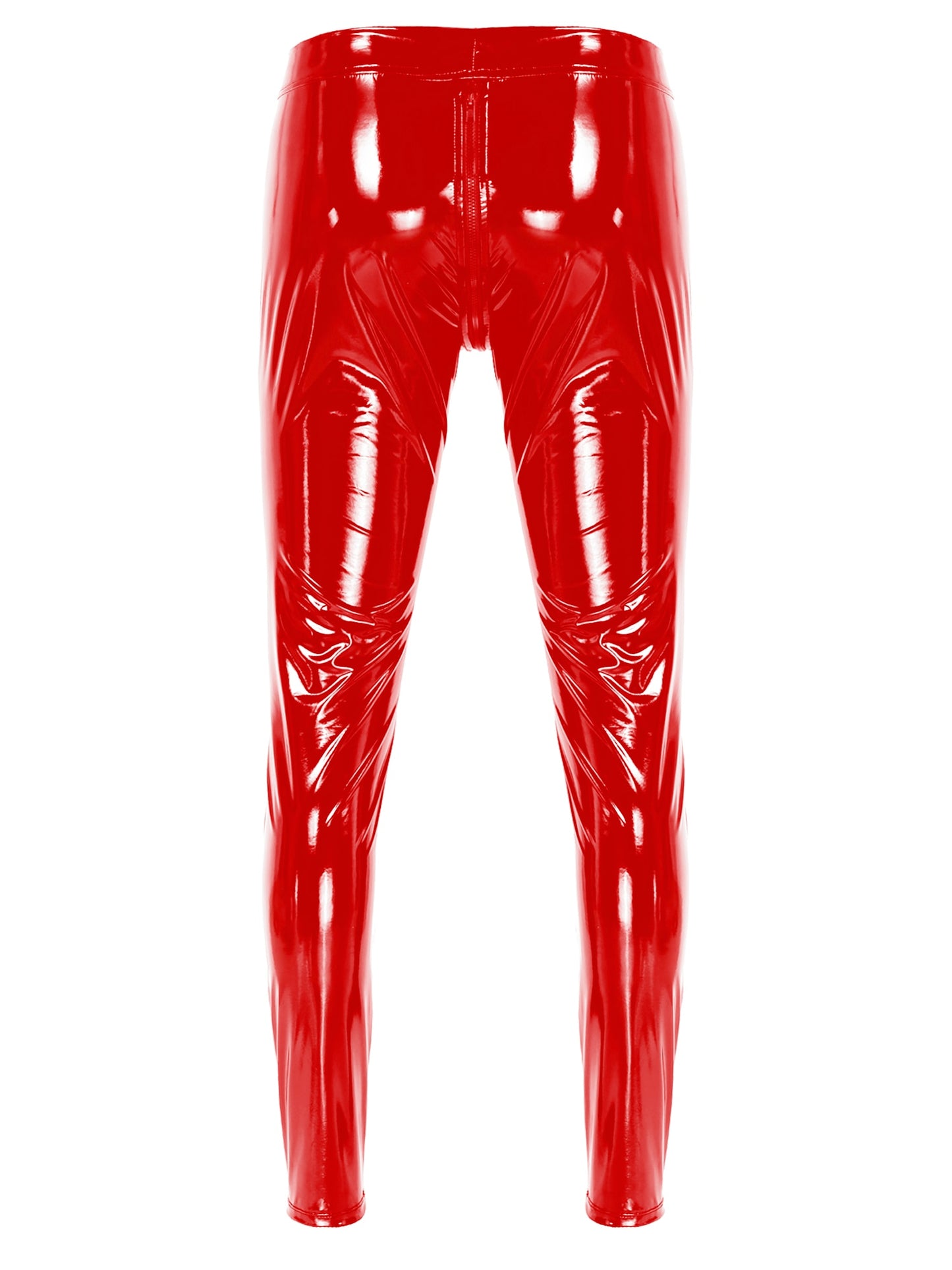 Men's Leather Zipper Pants - skyjackerz