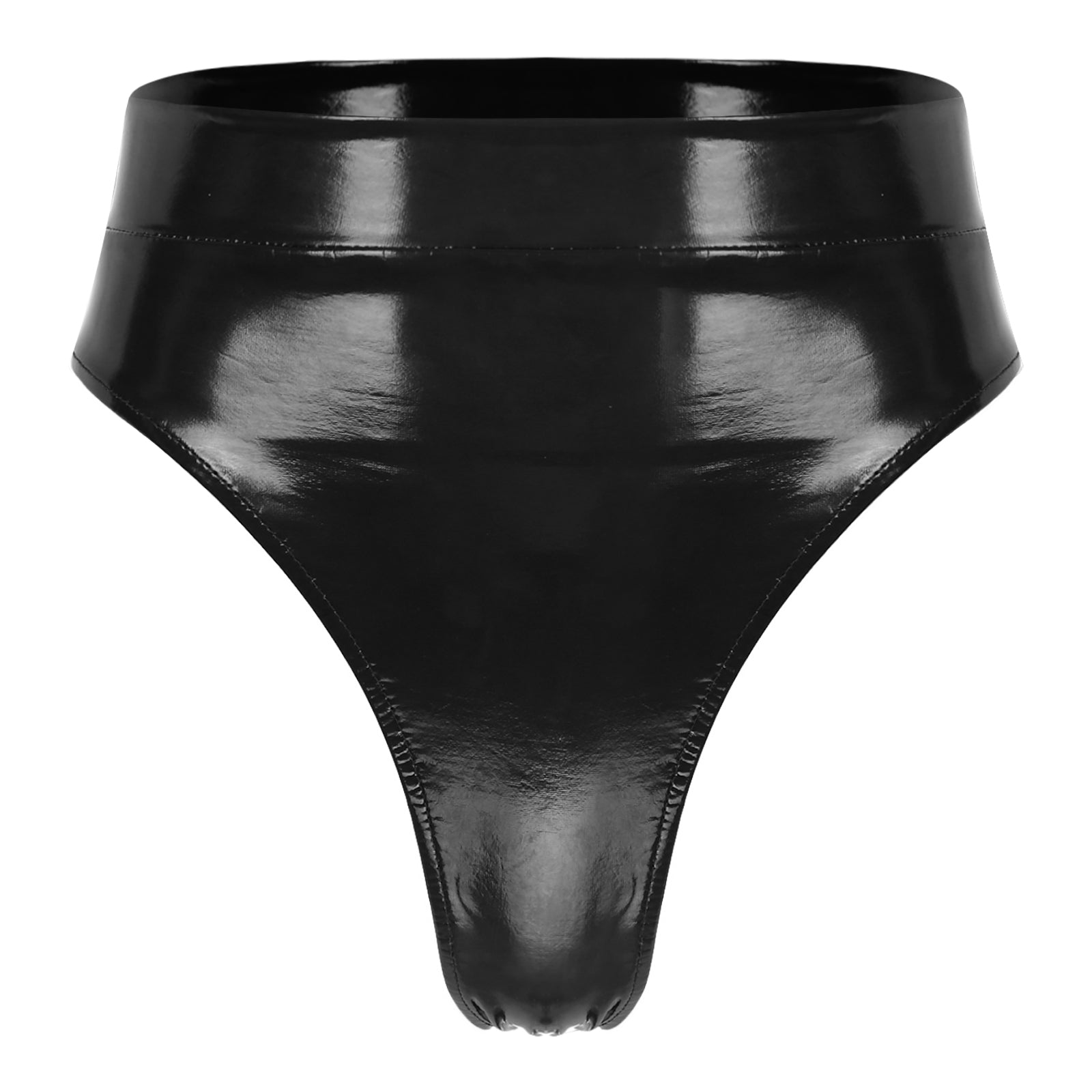 Women's Leather High Cut Party Outfit - skyjackerz