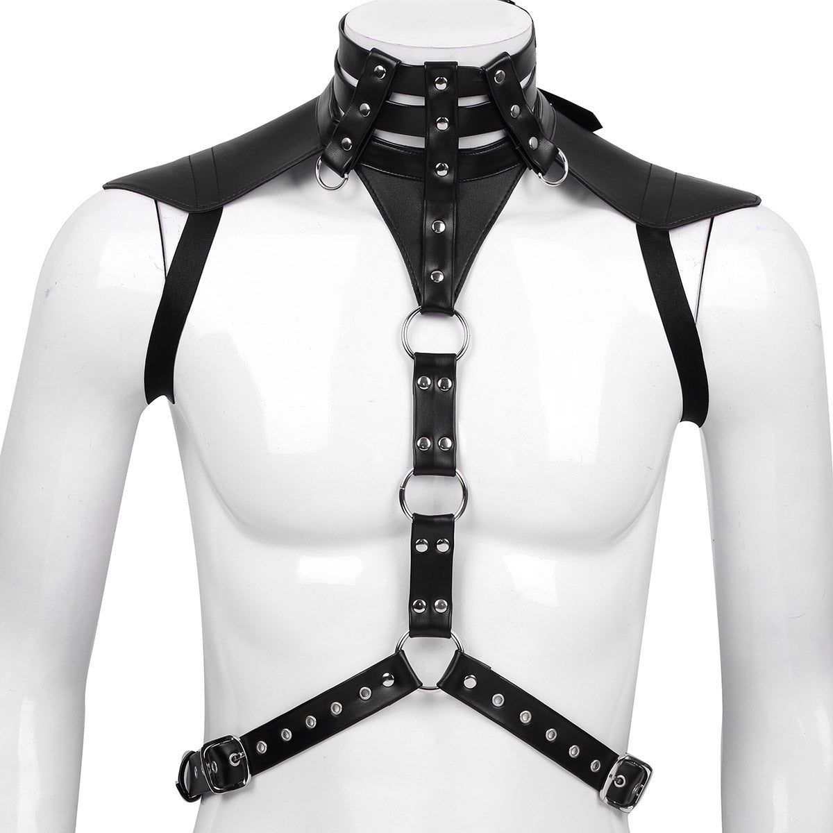 Black Men's Shoulder Equipment - skyjackerz