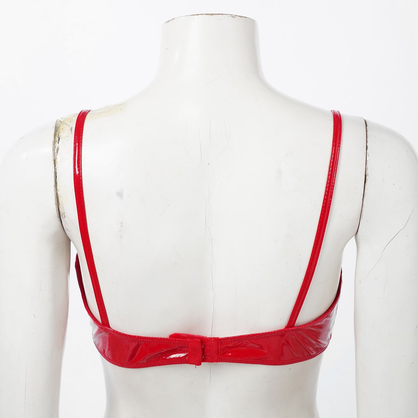 Women's Leather High Cut Party Outfit - skyjackerz