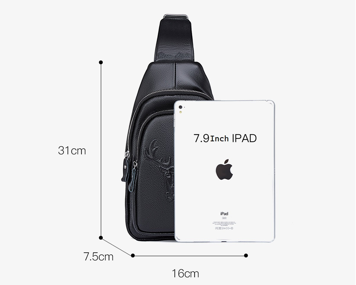 Men's Dapper Buck Shoulder Bags - skyjackerz