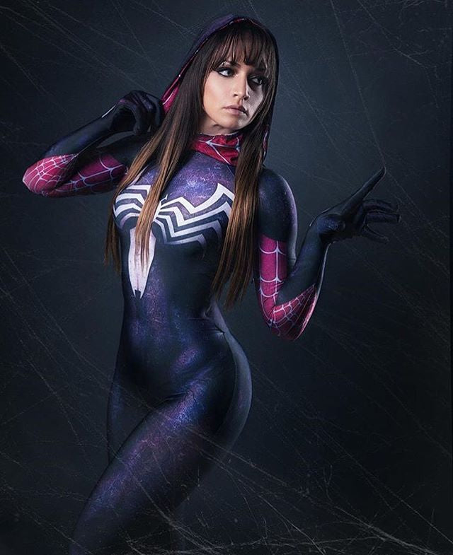 Set F / Yes / XS Halloween Spider Gwen Stacy Cosplay Costumes - skyjackerz
