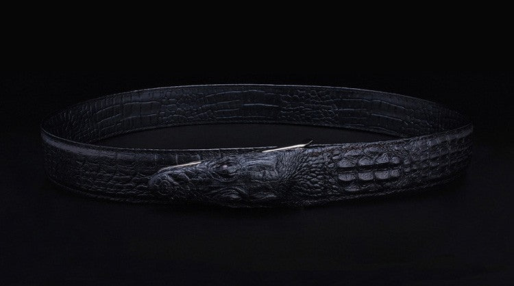 Men's Stylish Crocodile Leather Belt - skyjackerz