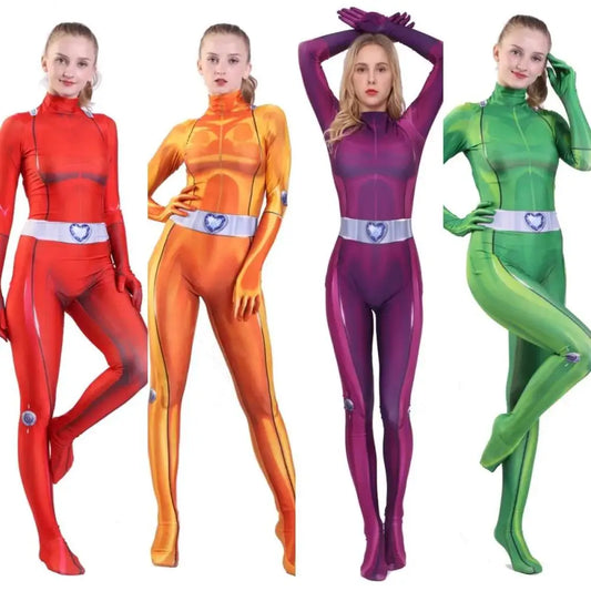 Totally Spies cosplay costume bodysuit