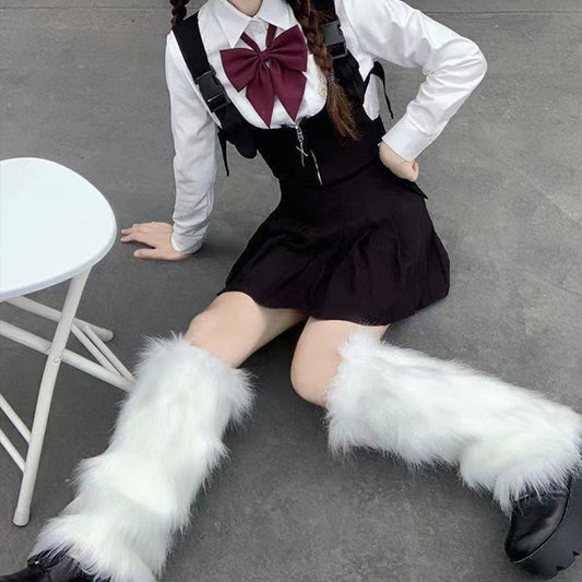 Women's Furry Leg Stockings - skyjackerz