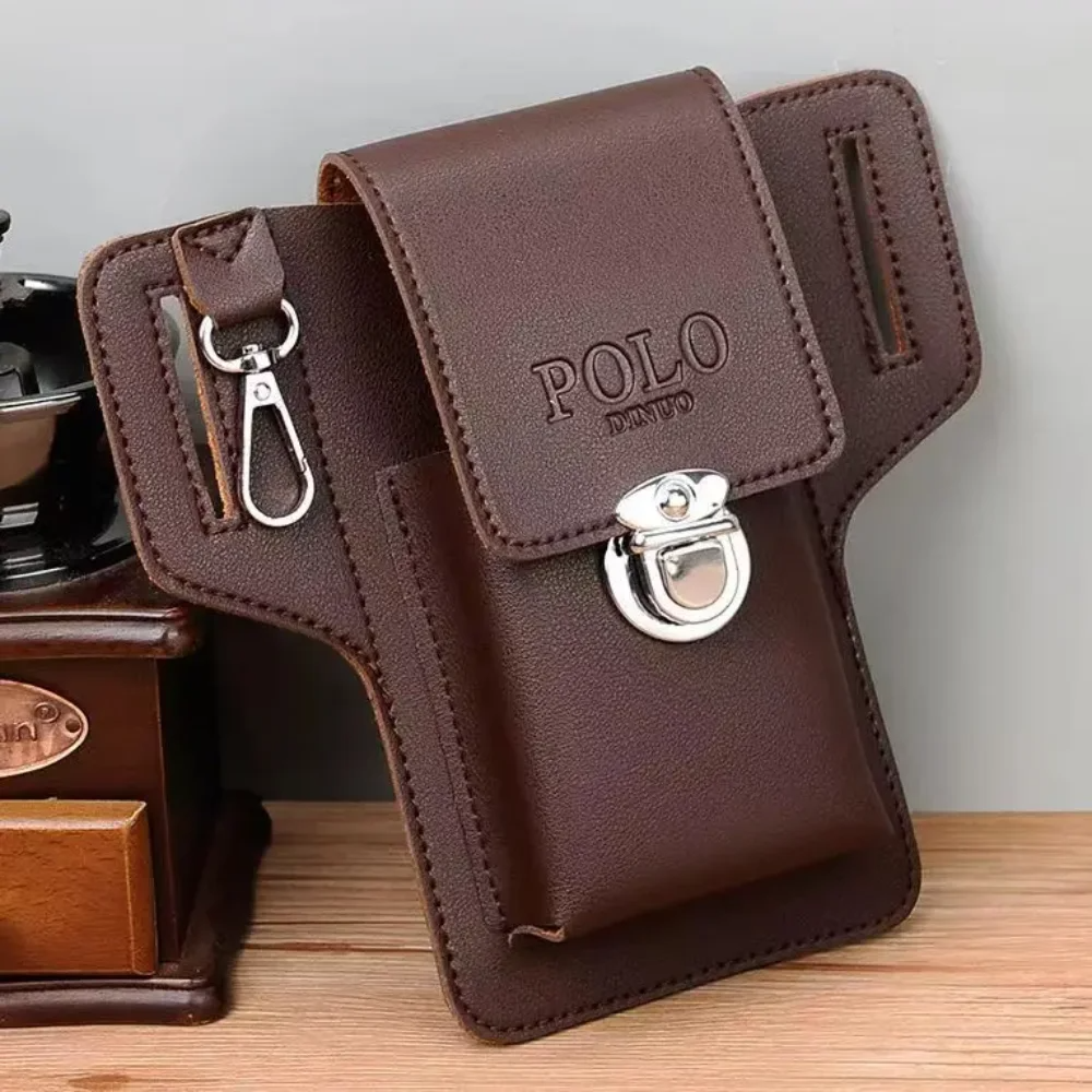 Black / A VersaPouch Men's Belt Wallet - skyjackerz