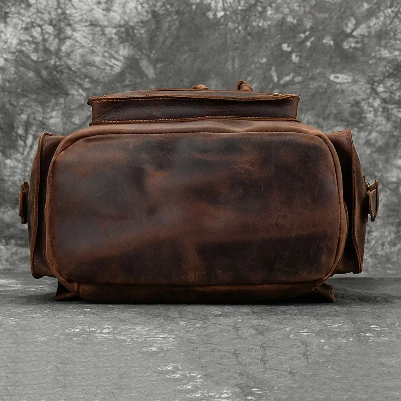 Brown-Leather AdventurePro Leather Backpack - skyjackerz