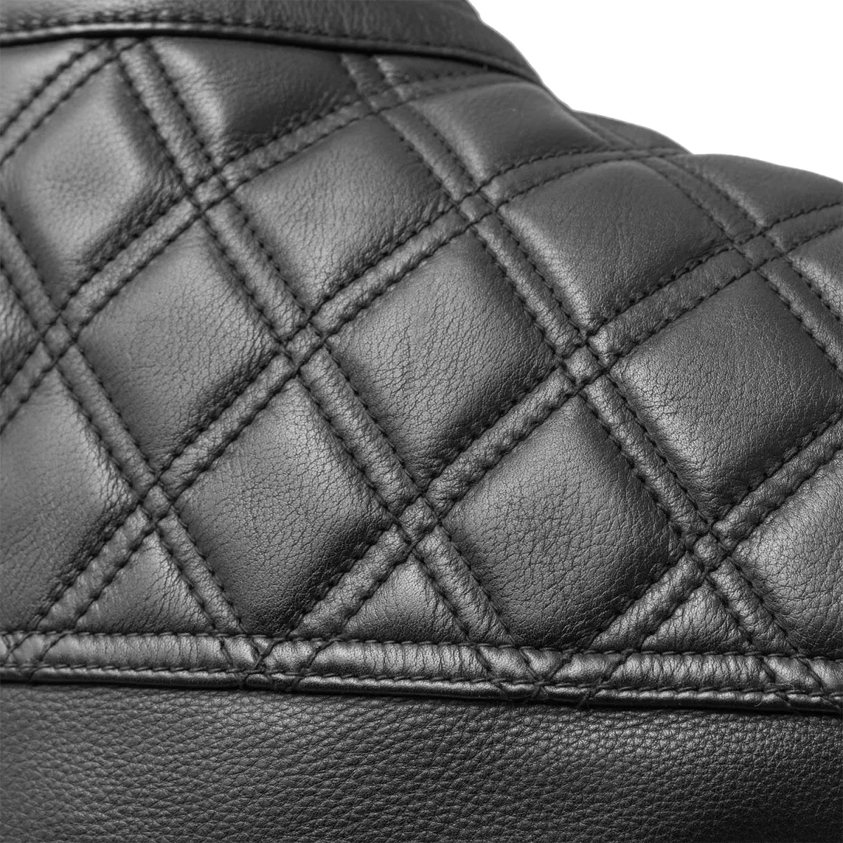 Black / Small Downside Men's Club Style Leather Vest - skyjackerz