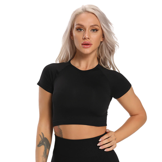 Seamless Yoga Top For Women - skyjackerz