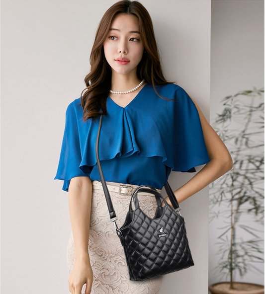 Green Women's Leather Handbag - Bird Design Purse - skyjackerz