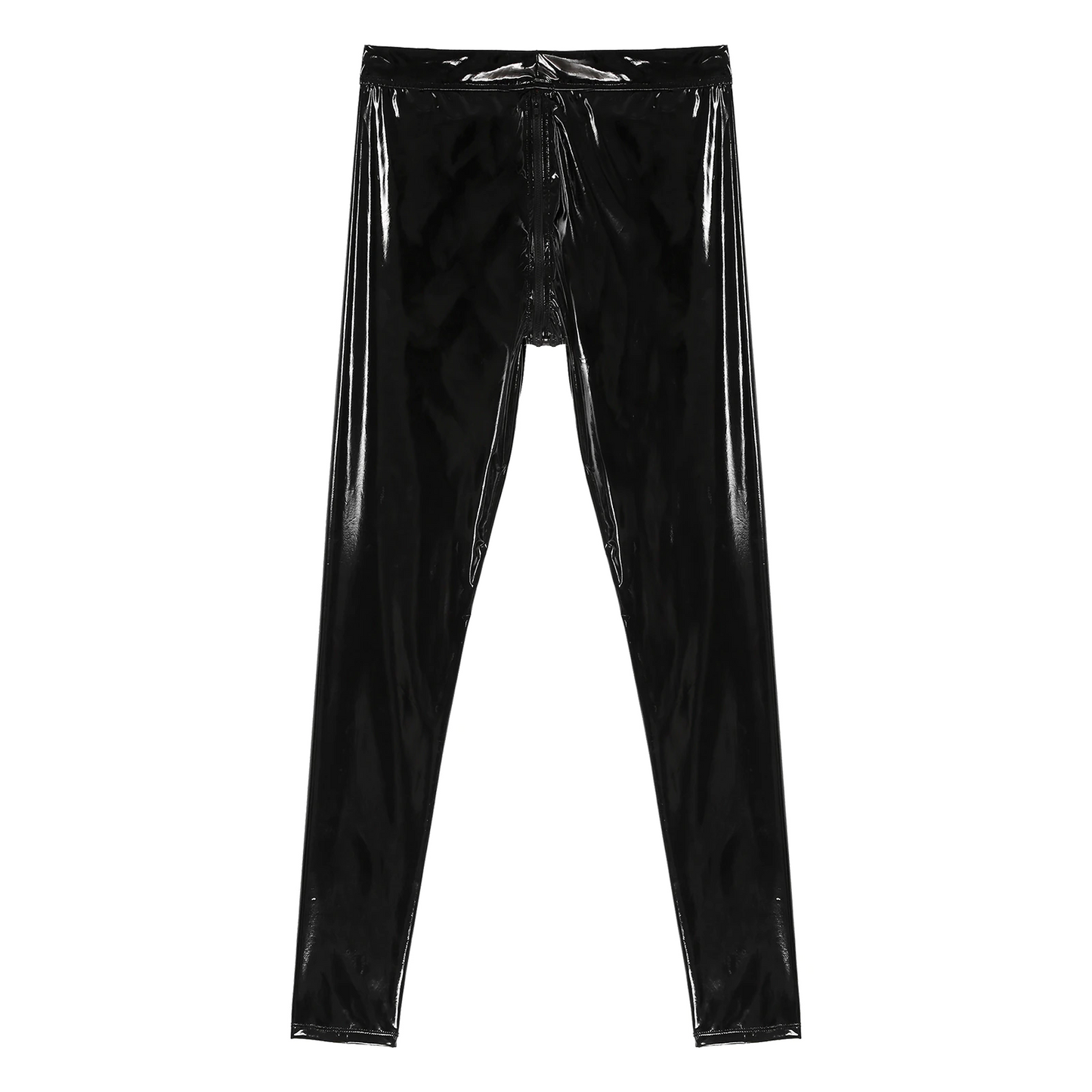 Men's Leather Zipper Pants - skyjackerz