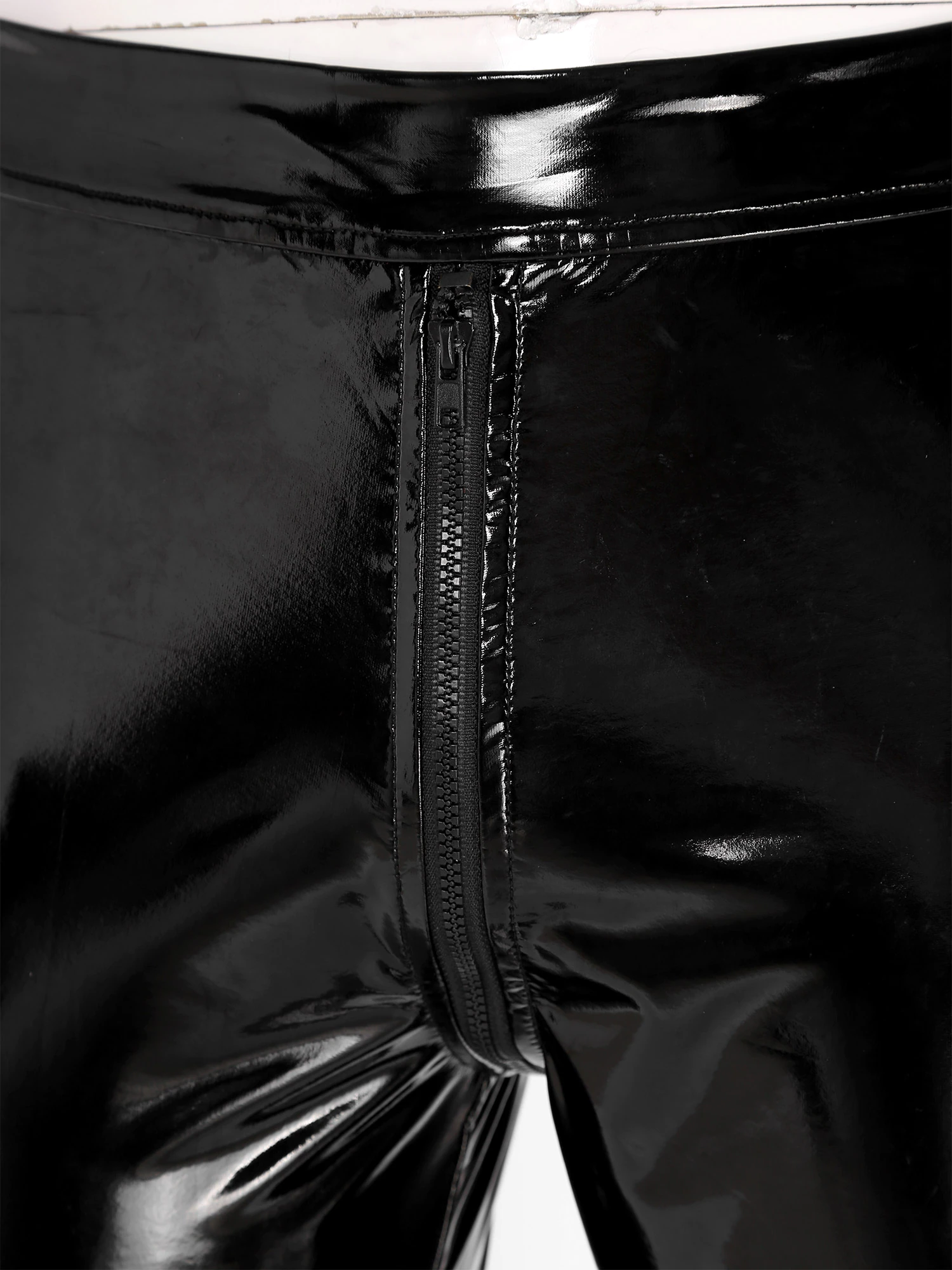 Men's Leather Zipper Pants - skyjackerz