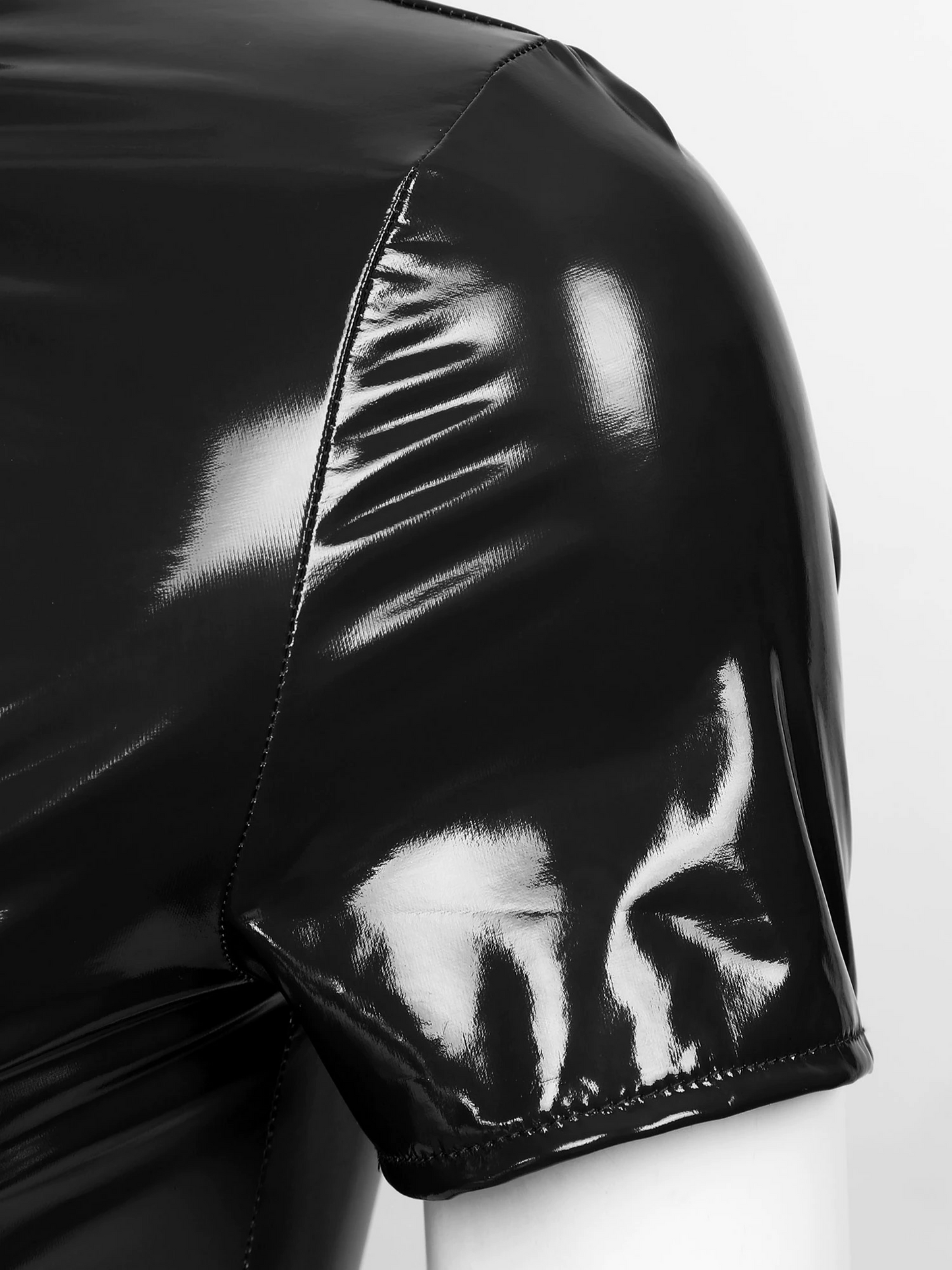 Women's Sexy Cutout Latex Dress - skyjackerz