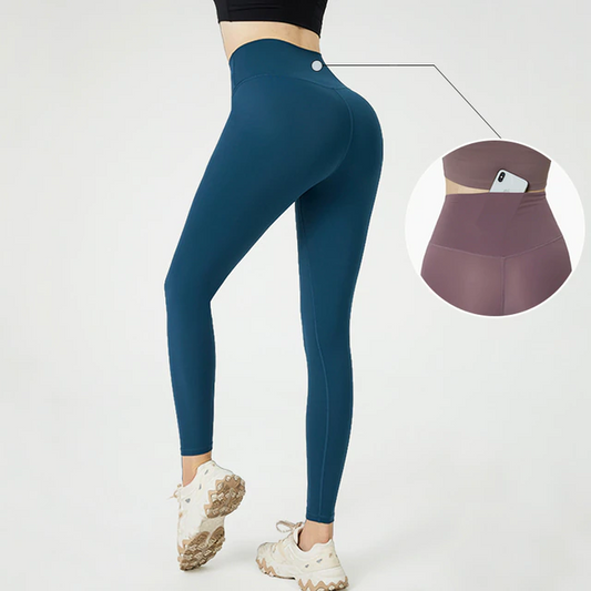 Dark-Blue / S Women's High Waist Yoga Tights - skyjackerz