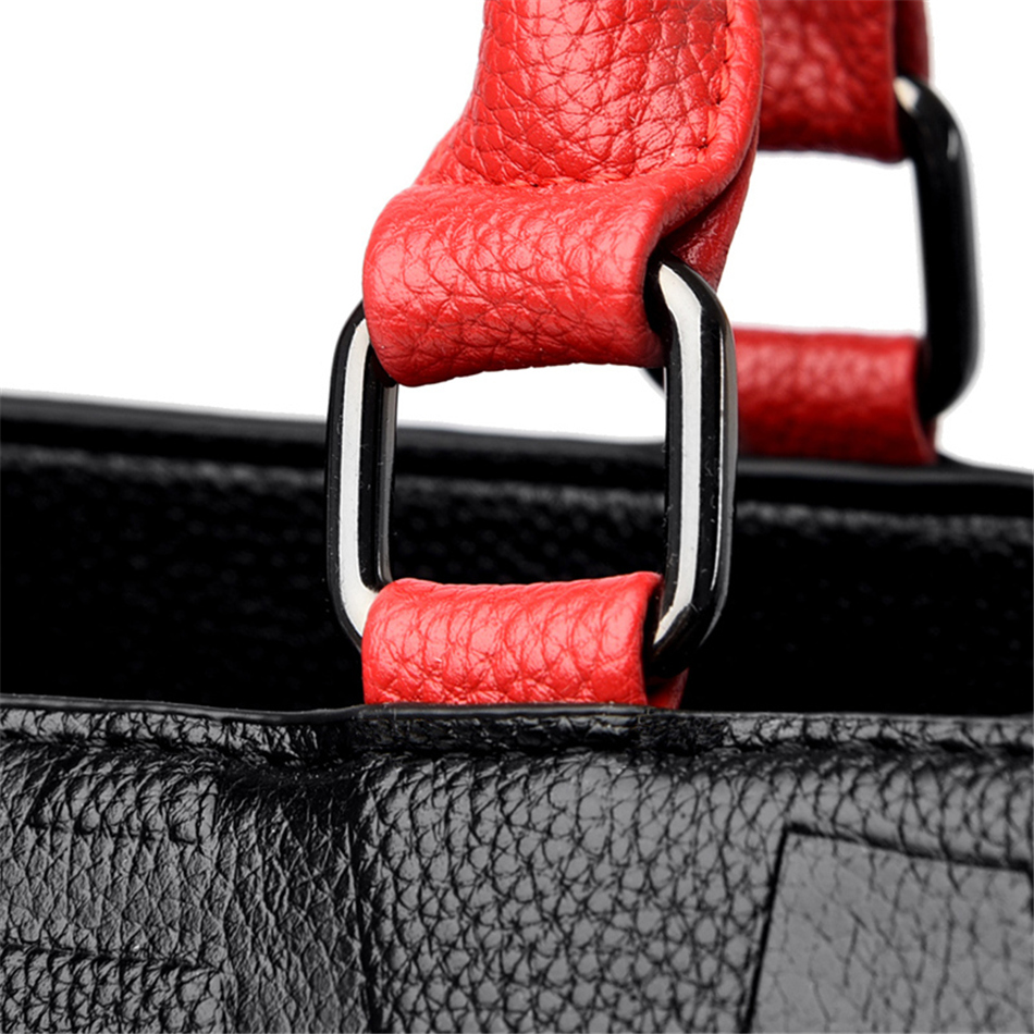 Yellow Women's Leather Handbag - Letter Design Purse - skyjackerz