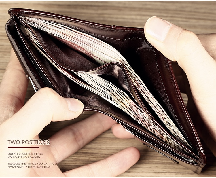 Black Classic Leather Wallet For Men - skyjackerz