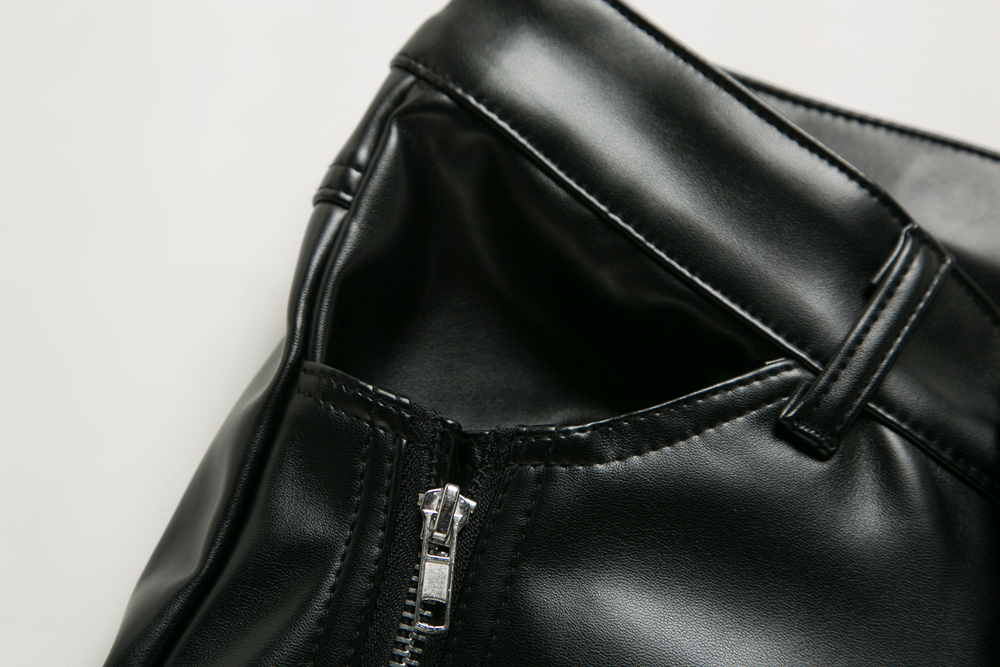 Men's Slim Elastic Leather Pants - skyjackerz